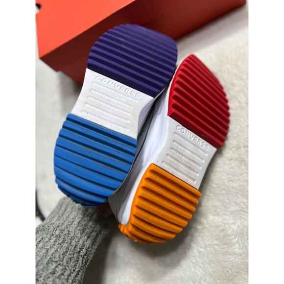 Converse Chuck Taylor Run Star Hije Hi High sneaker women size 10.5 or mens size - Picture 5 of 11